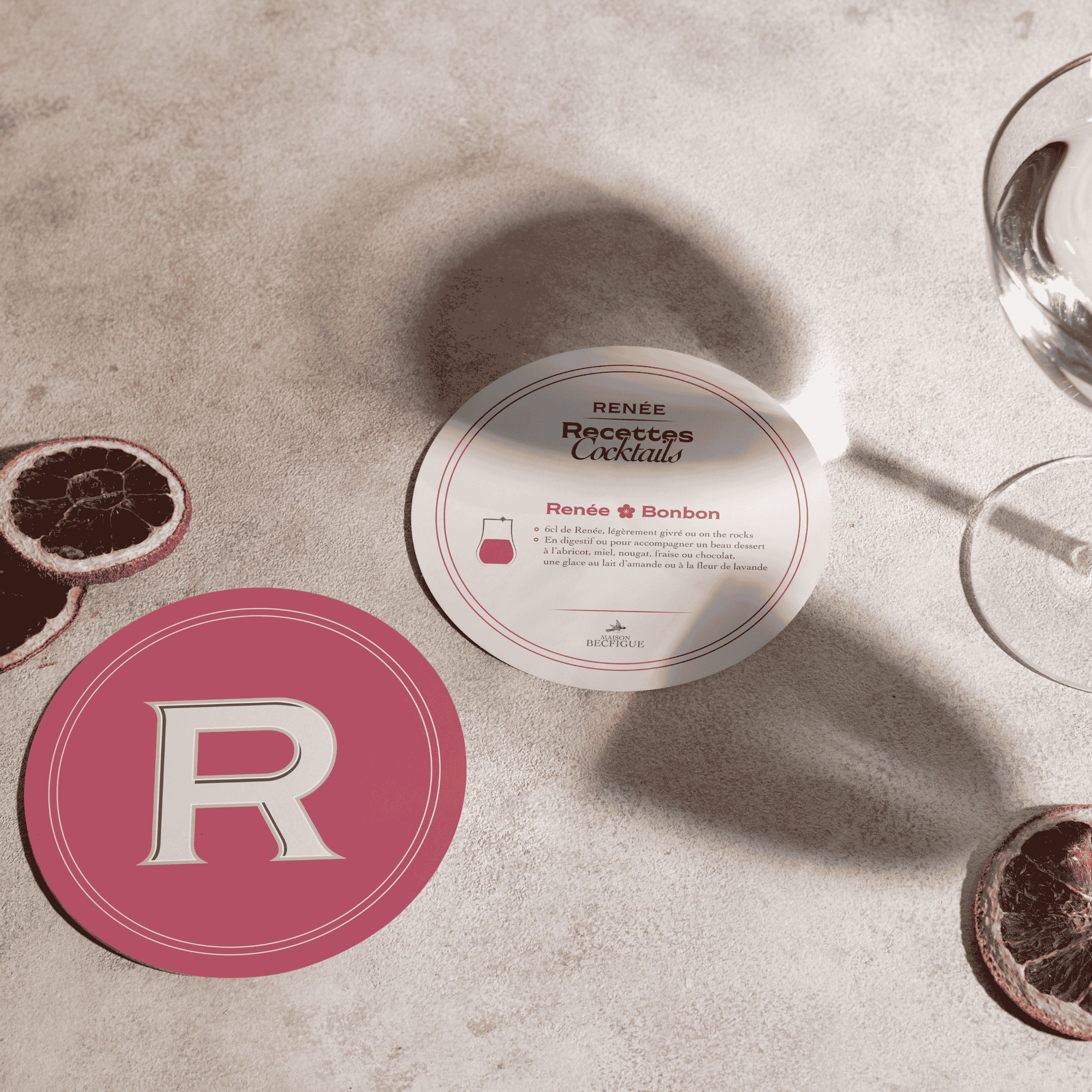 Coasters recette Renée Bonbon