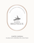 Visuel carte cadeau Maison Becfigue