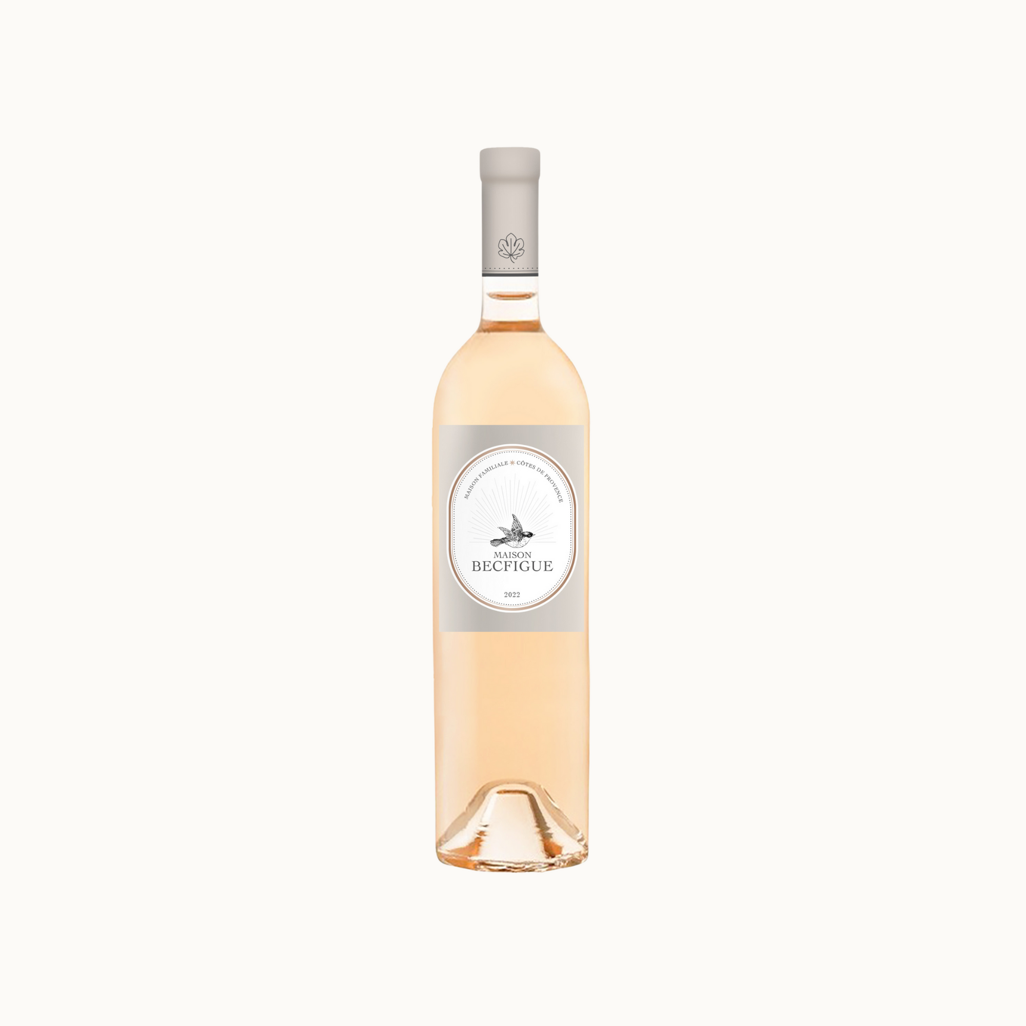 vin rosé becfigue bouteille recto