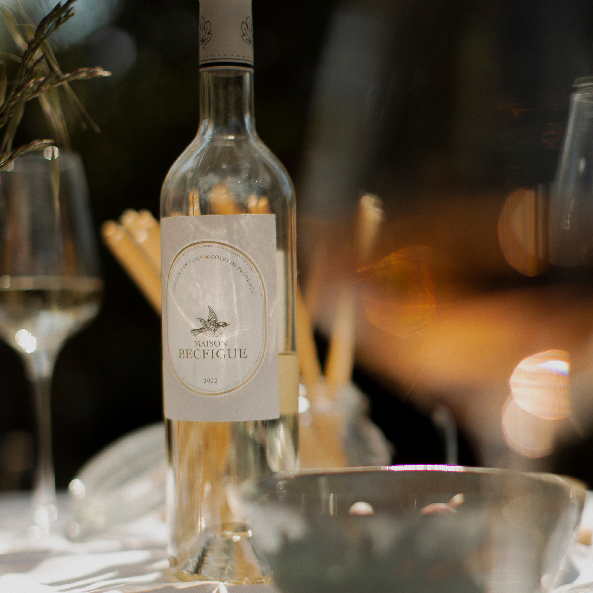 Vin blanc 2022 bouteille